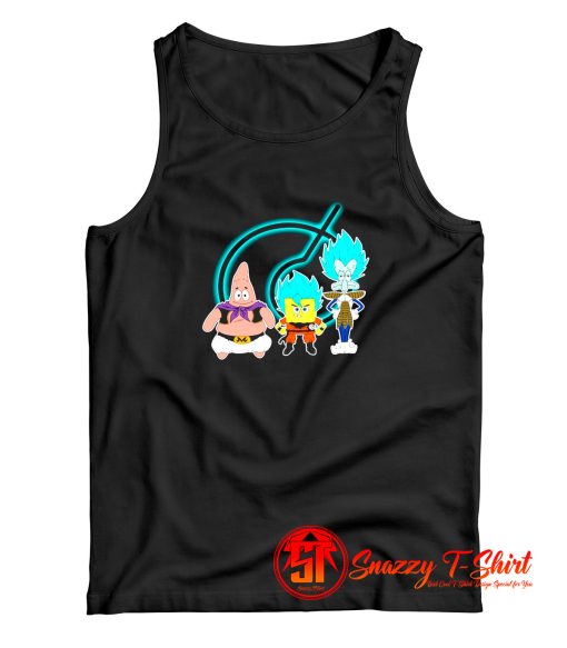 Super Saiyan SpongeBob Patrick Funny Tank Top