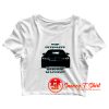 Supercar Driving Machine Crop Top Shirt