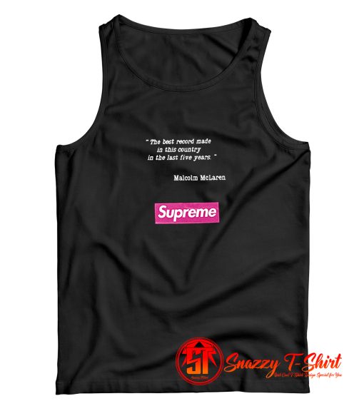 Supreme Malcolm McLaren Duck Joint Tank Top