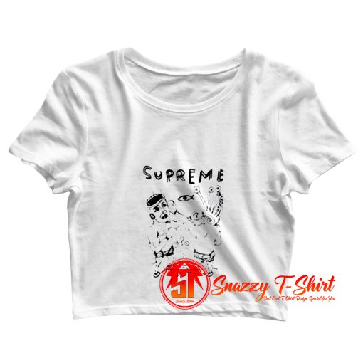 Supreme Parody RIP Daniel Johnston Crop Top Shirt