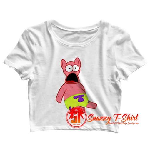 Surprised Star Crop Top Shirt