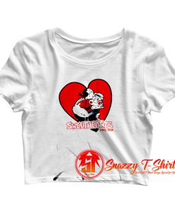 Sweethearts Olive Oyl and Popeye Crop Top Shirt