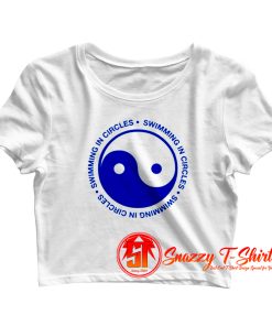 Swimming In Circles Ying Yang Crop Top Shirt