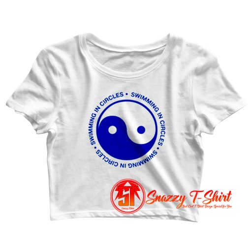 Swimming In Circles Ying Yang Crop Top Shirt