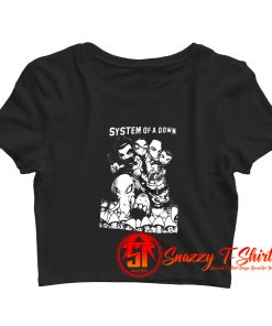 System Of A Down Hard Rock Band Crop Top Shirt