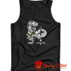 T Rex Dinosaur Robot Tank Top