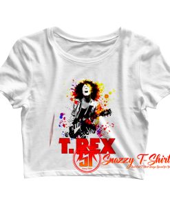 T. Rex Rock Band Crop Top Shirt