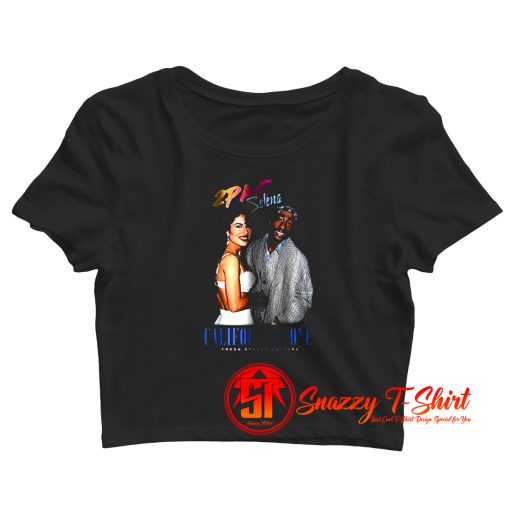 TUPAC SELENA California Lov Crop Top Shirt