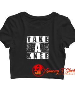 Take A Knee Retro Crop Top Shirt