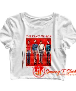 Talking Heads More songs about buildings and food Crop Top Shirt