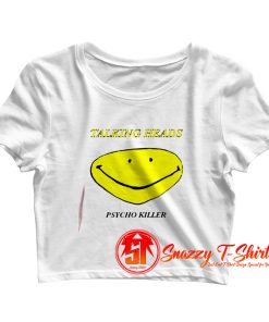 Talking Heads Psycho Killer Crop Top Shirt