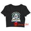 Tampa Bay Rays American League Champions Crop Top Shirt