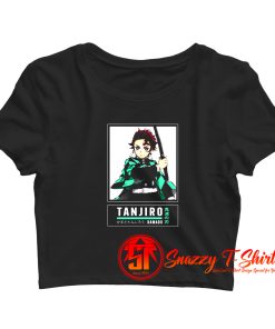 Tanjiro Kamado Kimetsu no Yaiba Crop Top Shirt