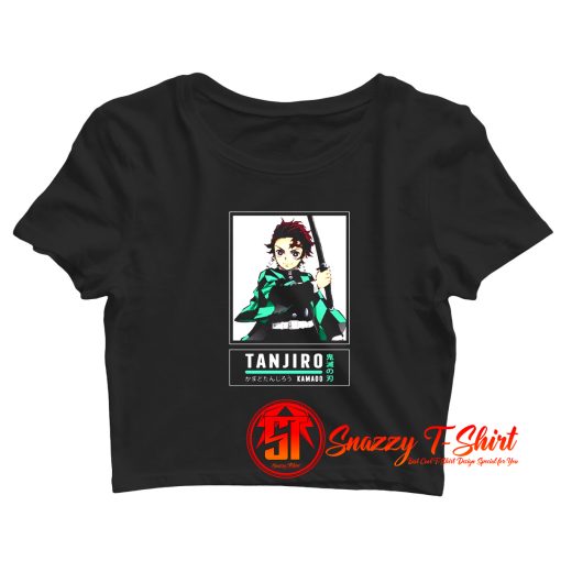 Tanjiro Kamado Kimetsu no Yaiba Crop Top Shirt