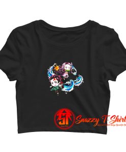 Tanjiro Nezuko Kamado CHIBI Crop Top Shirt