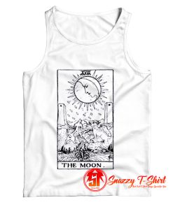 Tarot Karte Card Okkult Occult Esoterik Wahrsagen Fortune Telling Moon Mond Tank Top