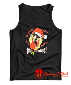 Tasmanian Bah Humbug Tongue Christmas Tank Top