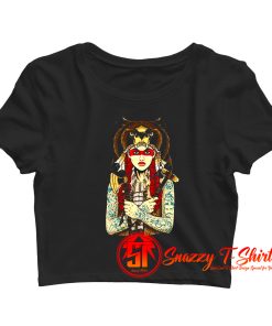 Tattoo Alternative Rebels Fashion DTG Crop Top Shirt