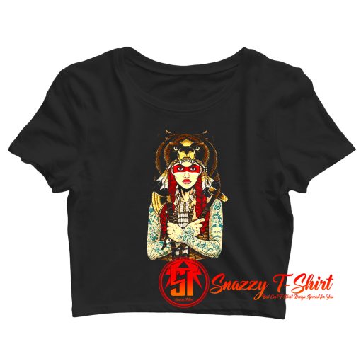 Tattoo Alternative Rebels Fashion DTG Crop Top Shirt