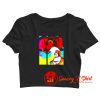 Tattoo Artist Ron Rich Graffiti Crop Top Shirt