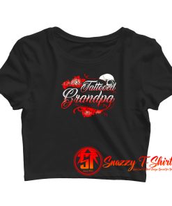 Tattoo Grandpa Crop Top Shirt