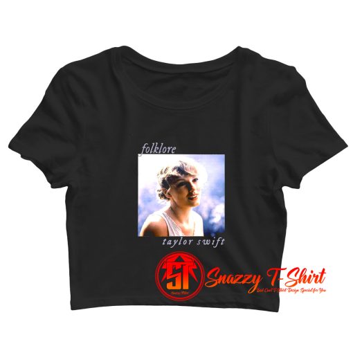 Taylor Swift Folklore Album Crop Top Shirt