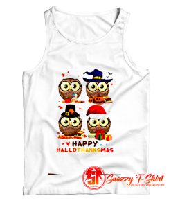 Teacher Owl Halloween Tank Top