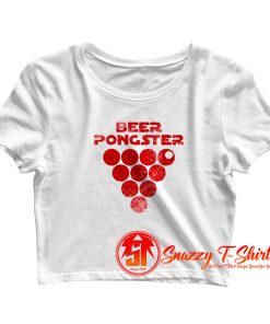 Team Beer Pongsters Crop Top Shirt