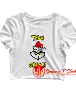 Team Grinch Crop Top Shirt