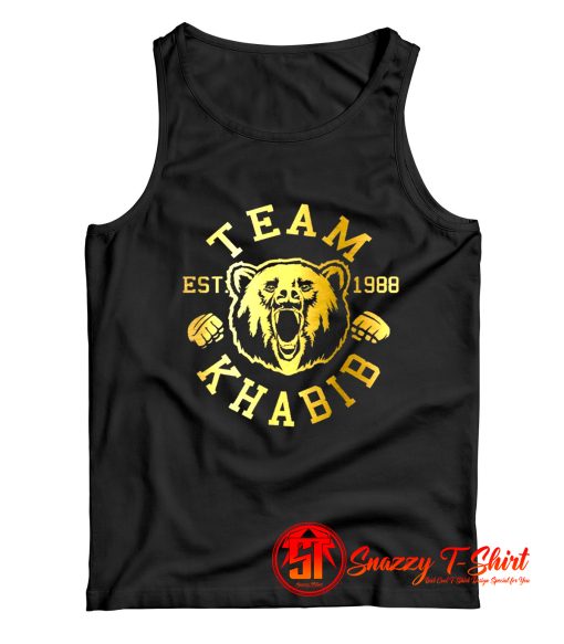 Team Khabib Bear khabib Nurmagomedov Tank Top