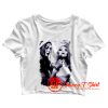 Teddy Model Kate Moss Megan Fox Swag Smoke Crop Top Shirt