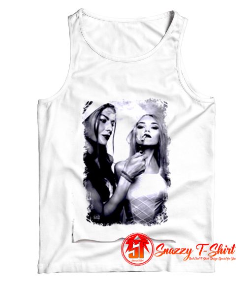 Teddy Model Kate Moss Megan Fox Swag Smoke Tank Top