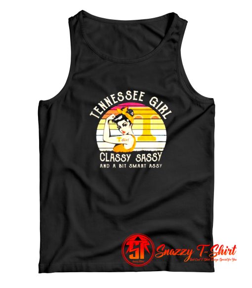 Tennessee Strong Girl Classy Sassy Tank Top