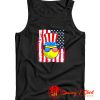 Tennis Ball American Flag Tank Top