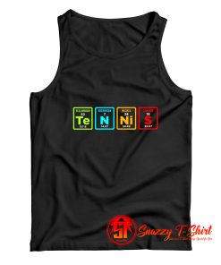 Tennis Periodic Table Gaming Tank Top