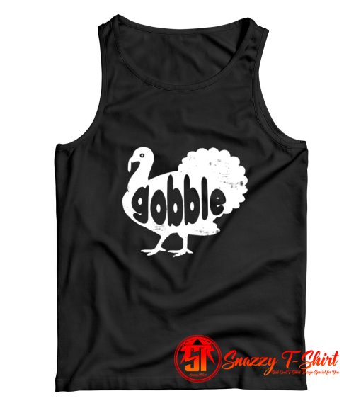 Thanksgiving Gobble Turkey Tank Top