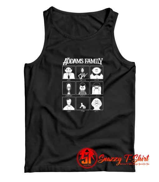 The Addams Family Yearbook Tank Top