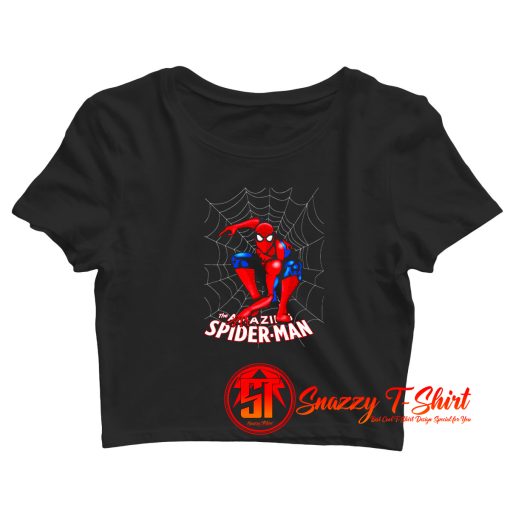 The Amazing Spiderman Crop Top Shirt