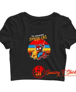 The Ameowzing Spider Cat Amazing Spiderman Cat Crop Top Shirt