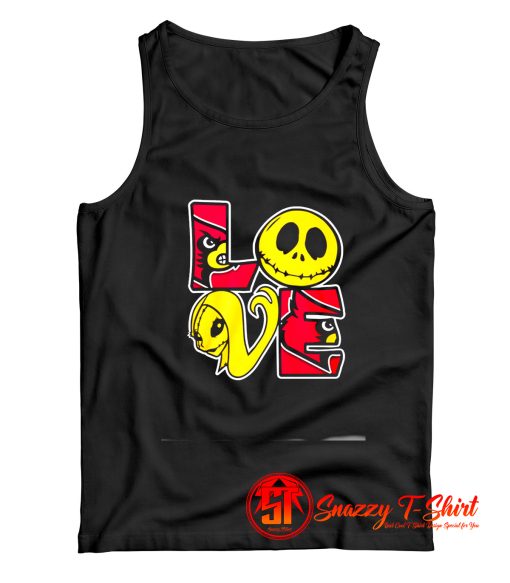 The Angry Birds Jack Skellington and Sally love Tank Top