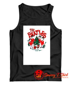 The Beatles Christmas Cartoon Retro Tank Top