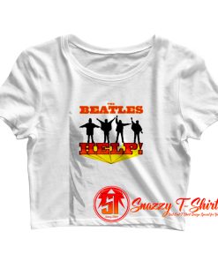 The Beatles Help Album Legend Band Crop Top Shirt