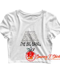 The Big Bang Theory Quote Crop Top Shirt