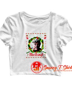 The Blessing Christmas Crop Top Shirt