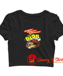 The Blob Classic Horror Movie Crop Top Shirt