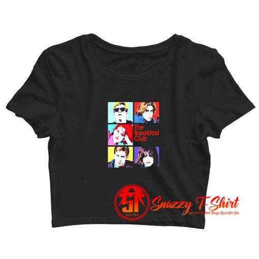 The Breakfast Club Movie 80s Retro Crop Top Shirt