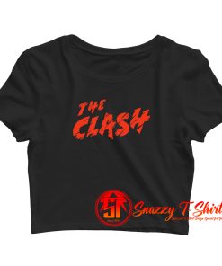 The Clash Punk Crop Top Shirt