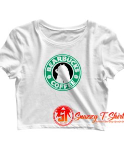 The Coffee Bear Crop Top Shirt