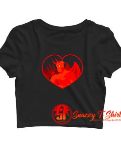 The Devil In Your Heart Crop Top Shirt