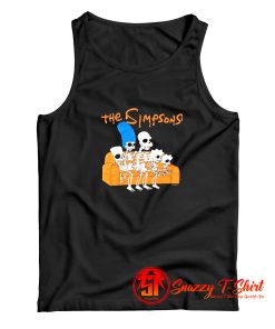 The Family Simpsons Skeleton Tank Top